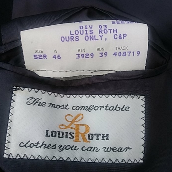 Louis K Roth Louis Roth Vintage Men's Suit Coat/Blazer